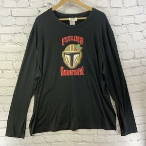 Star Wars Slumber Shirt Mens Sz XL Munki Munki Feeling Bountyful